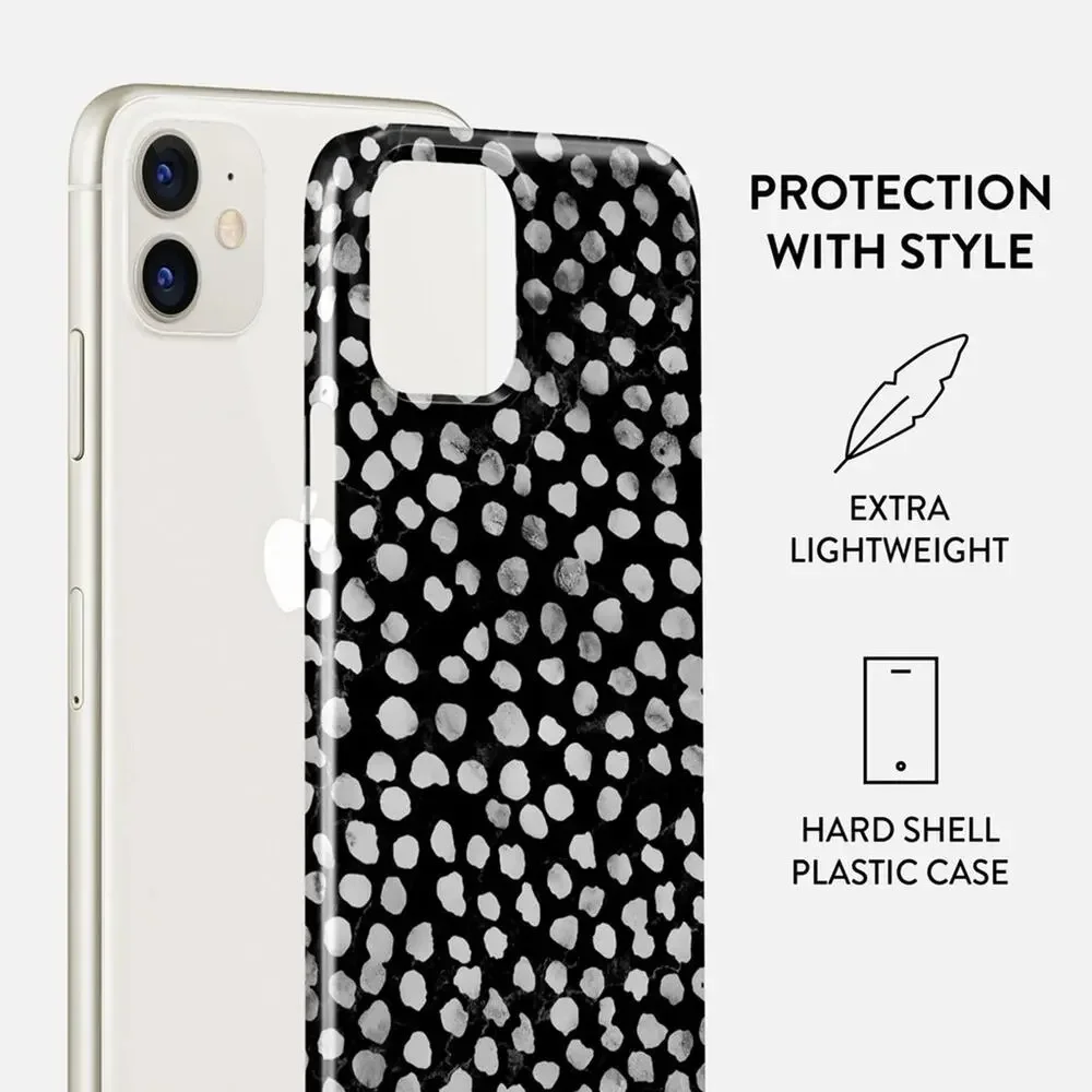 Burga Night Sky iPhone Snap Case 11 Pro Max NWT Black White Stars Dots